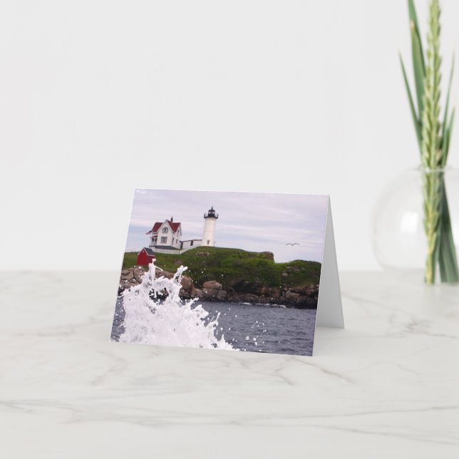 Herzschlag bei Nubble Light in Cape Neddic (Vorderseite)
