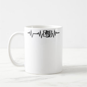 Herzschlag Fotograf Kamera Fotografie Kaffeetasse