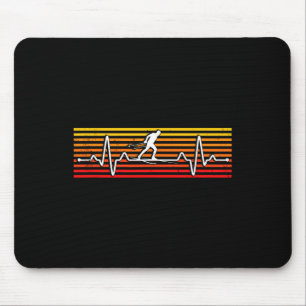 Herzschlag Langlauf Wintersportbiath Mousepad