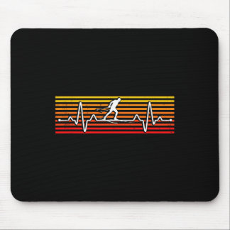 Herzschlag Langlauf Wintersportbiath Mousepad