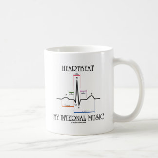 Herzschlag Meine interne Musik (EKG/EKG Heartbeat) Kaffeetasse