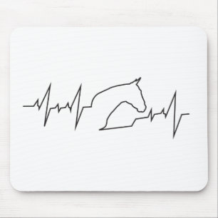 Herzschlag Mousepad