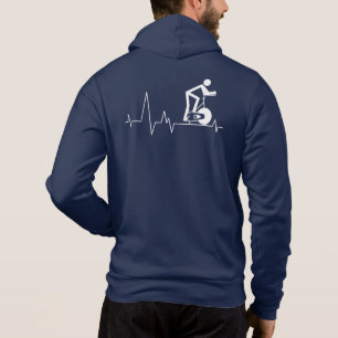 Herzschlag Personalisierter Vater Hoodie