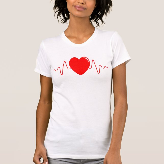 Herzschlag T-Shirt (Vorderseite)