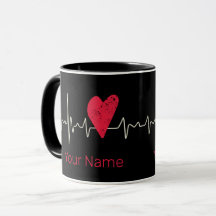 Herzschlag Valentinstag oder Muttertag