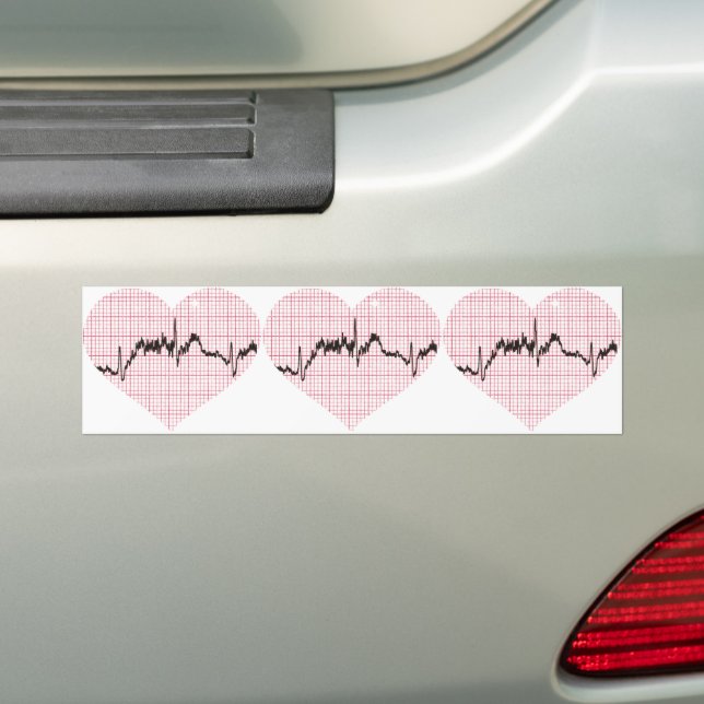 Herzschlag VII Autoaufkleber (Auf Auto)