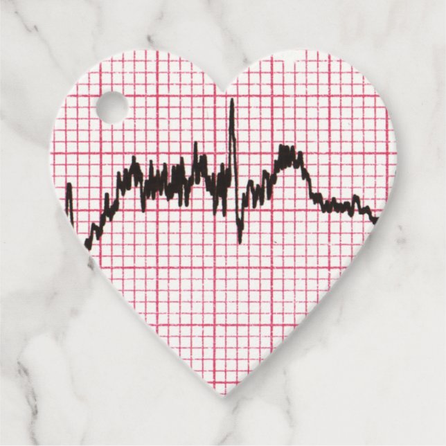 Herzschlag VII Geschenkanhänger (Vorderseite)