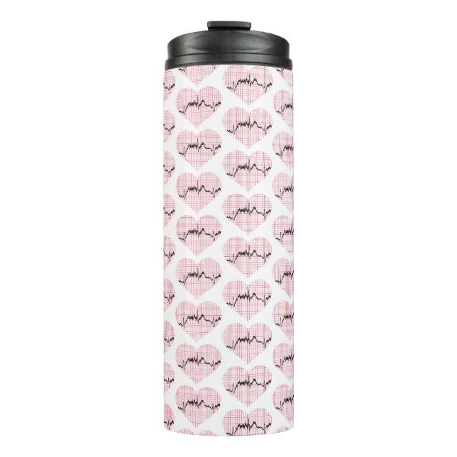 Herzschlag VII Thermosbecher (Vorderseite)