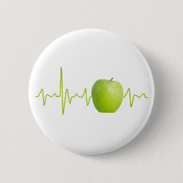 Herzschlagapplikation für gesunde Menschen Button