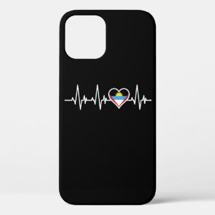 Herzschlagflagge Antigua-Ferien Case-Mate iPhone Hülle