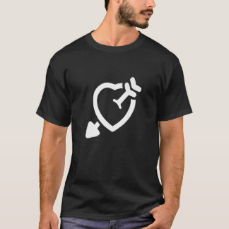 Herzschlange durch die Liebe Trendy Ästhetik T-Shirt