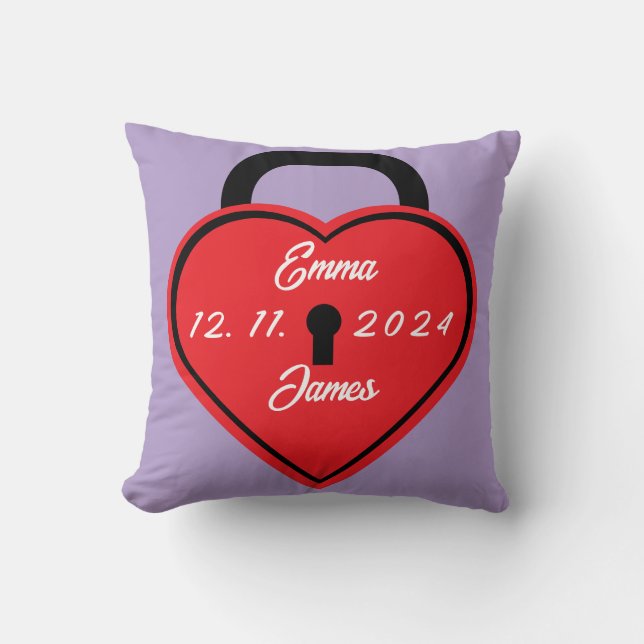 Herzschloss Kissen (Vorderseite)
