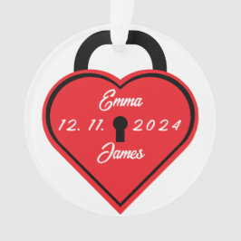 Herzschloss Ornament