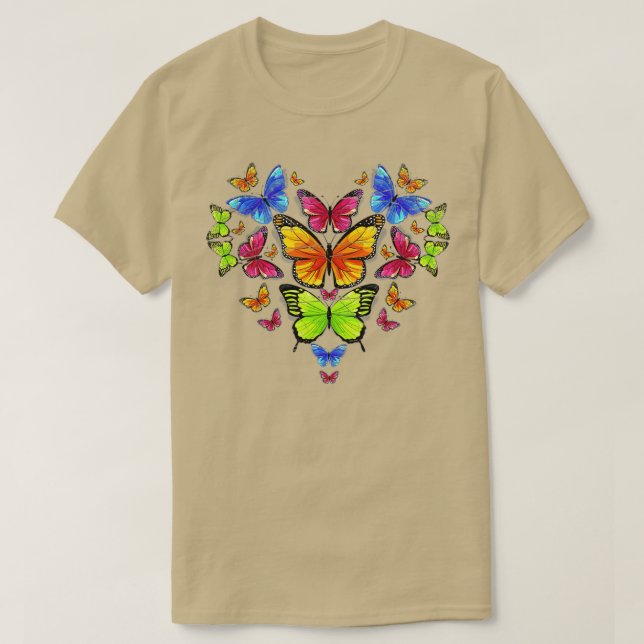 Herzschmetterling (1)  T-Shirt (Design vorne)