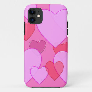 Herzschnupfen Valentine Hintergrund rosa Case-Mate iPhone Hülle