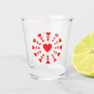 Herzschottglas Schnapsglas