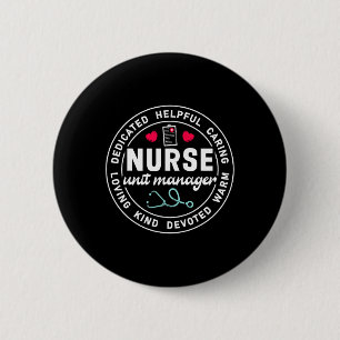 Herzschrittkop für den Betreuer der Krankenpflege Button