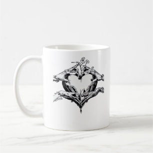 Herzschutz - Skeletthörnchen Kaffeetasse