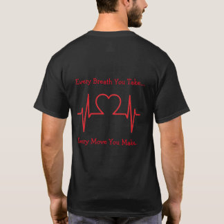 HerzSonograher ECG ziehen sich zurück T-Shirt