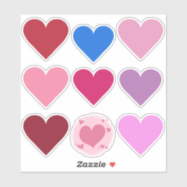 Herzsticker Aufkleber