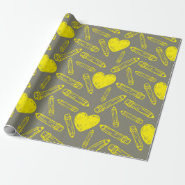 Herzstiftschule: Nahtloses Wrapping Paper Geschenkpapier