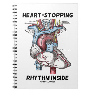 Herzstillstand Inside Anatomisches Herz Notizblock