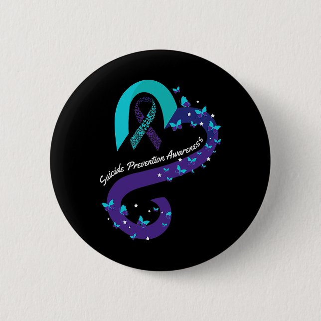 Herzstillstand Selbstmord Bewusstsein psychische G Button (Vorderseite)