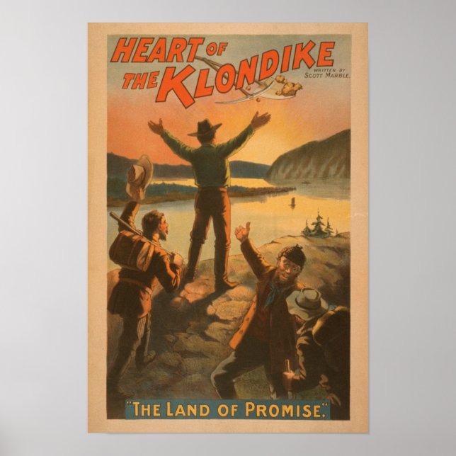 Herzstück der Klondike "Land des Versprechens" Ber Poster (Vorne)