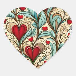 Herzstück Herz-Aufkleber
