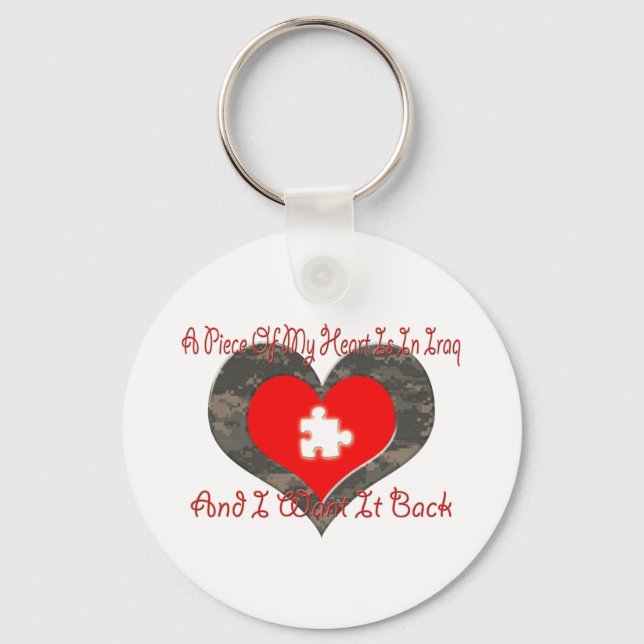 Herzstück im iraq-Schlüsselanhänger Schlüsselanhänger (Vorderseite)