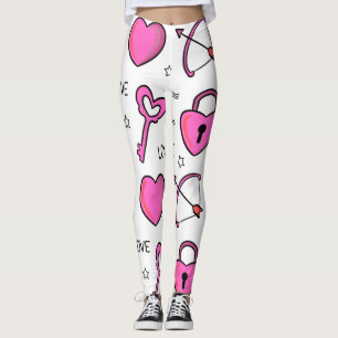 Herzstück & Key All-Over-Print-Leggings Leggings