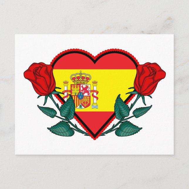 Herzstück Spanien Postkarte (Vorderseite)