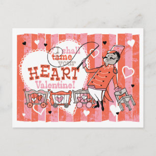 Herzstück Tamer Retro Valentine Postkarte