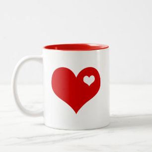 Herzstück Zweifarbige Tasse