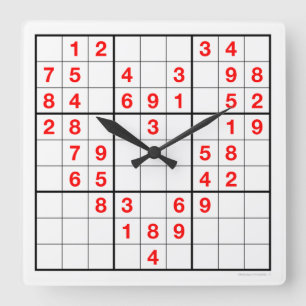 Herzsudoku Uhr mit herunterladbarem Puzzle