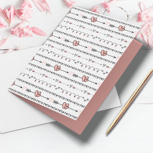 Herztag Doodles Valentinstag Karte