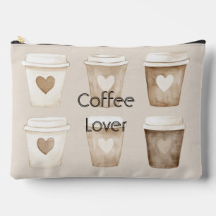 Herztassen für Creme-Kaffee Zubehörtasche