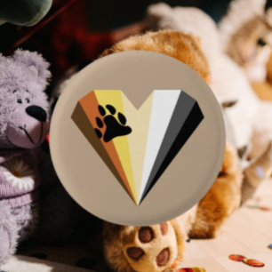 Herztaste des Bären Button