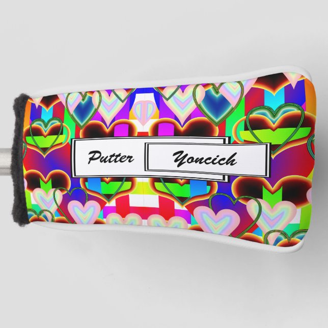 Herztäuschung von Kenneth Yoncich Golf Headcover (Vorderseite)