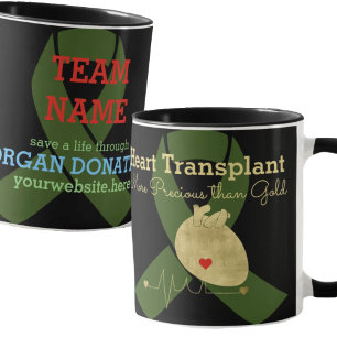 Herztransplantatteam Anpassbarer Kaffee Tasse