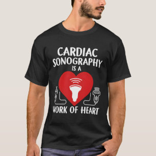 Herzultraschall-Techniker Sonographer T-Shirt
