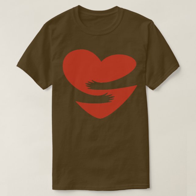 Herzumarmung T-Shirt (Design vorne)