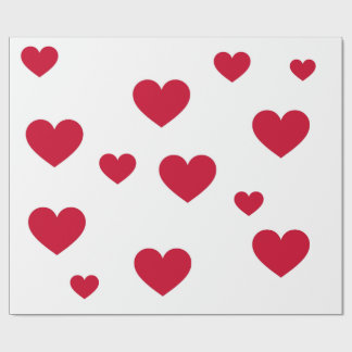 Herzumschlag Geschenkpapier