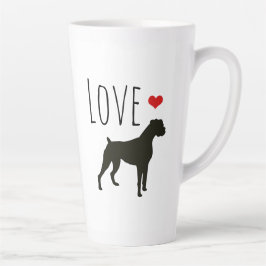 HerzValentine| Liebe Boxer Hunde Milchtasse
