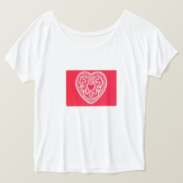 Herzvalentine-Schirm-T-Shirt T-Shirt