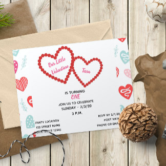 HerzValentine zum Geburtstag Einladung