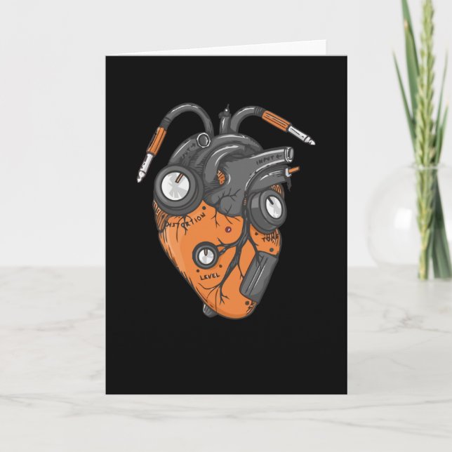 Herzverzerrung Karte (Vorderseite)