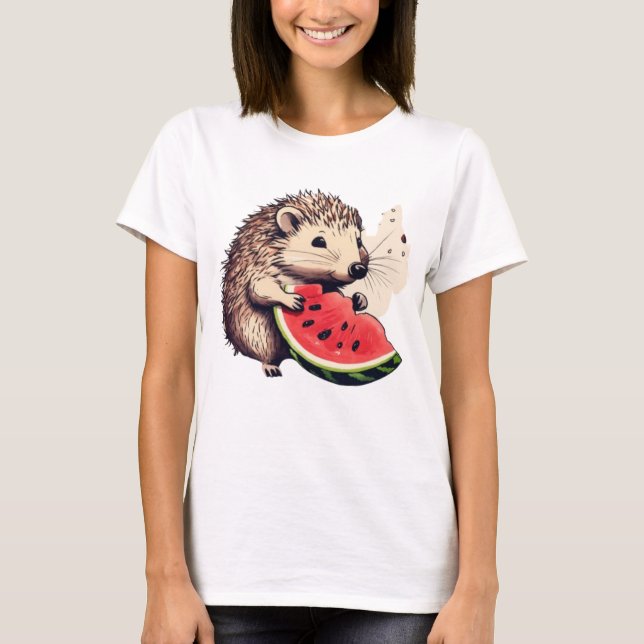 Herzwärmender Igel T-Shirt (Vorderseite)