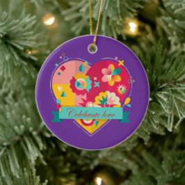 Herzwärmung und psychische Geschenke Keramik Ornament
