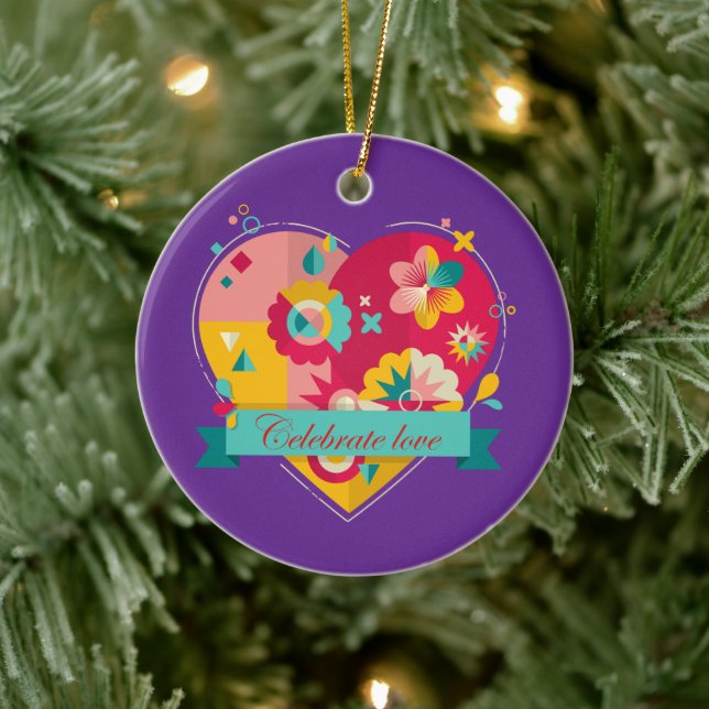 Herzwärmung und psychische Geschenke Keramik Ornament (Baum)